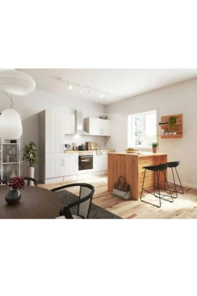 Tdesigno Artemis Mutfak Adası -Alt Modül 150 cm Atlantikçam- Tezgah Dahil - Resim 4