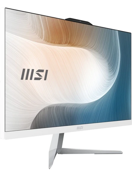 MSI MODERN AM242 12M-1692XTR Intel Core i5 1235U 16GB 512GB SSD Freedos 23.8" FHD All In One Bilgisayar - Beyaz - 5