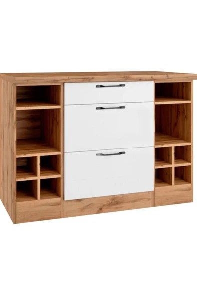 Tdesigno Kilikya 3 Çekmeceli -Mutfak Dolabı-Çok Amaçlı Dolap-Alt Modül - Resim 2