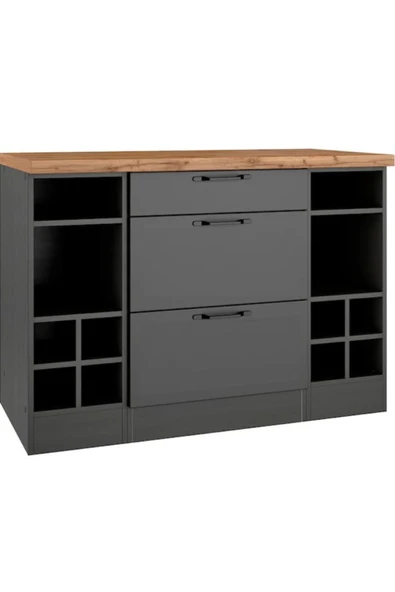 Tdesigno Kilikya 3 Çekmeceli -Mutfak Dolabı-Çok Amaçlı Dolap-Alt Modül - Resim 2