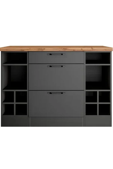 Tdesigno Kilikya 3 Çekmeceli -Mutfak Dolabı-Çok Amaçlı Dolap-Alt Modül ürün görseli