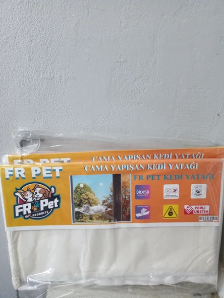 FR PET Cama Yapışan Kedi Yatağı 30 x 50