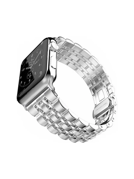 ZORE Watch 42MM Uyumlu Krd-14 Metal Kordon Zore - GÜMÜŞ ürün görseli