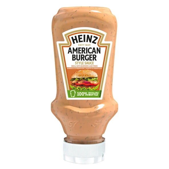 Heinz American Burger Sos 230 gr + Truffle Mayonez 220 gr 2 li Set - 2