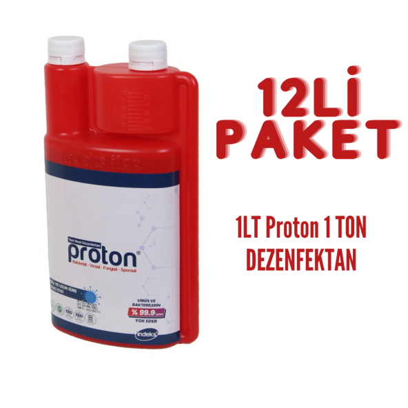 Proton Yer Yüzey Dezenfektanı 1 koli 12 adet - 1