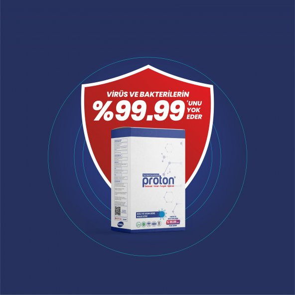 Proton Yer Yüzey Dezenfektanı 1 koli 12 adet - 3