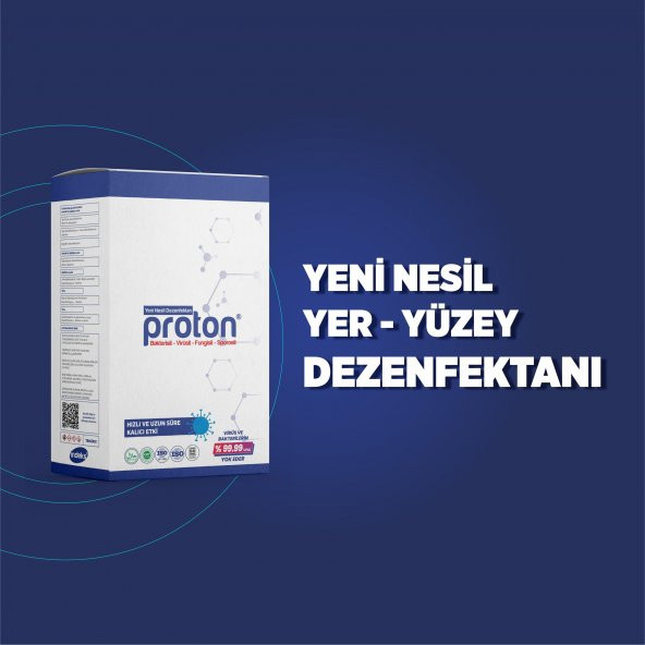 Proton Yer Yüzey Dezenfektanı 1 koli 12 adet - 4