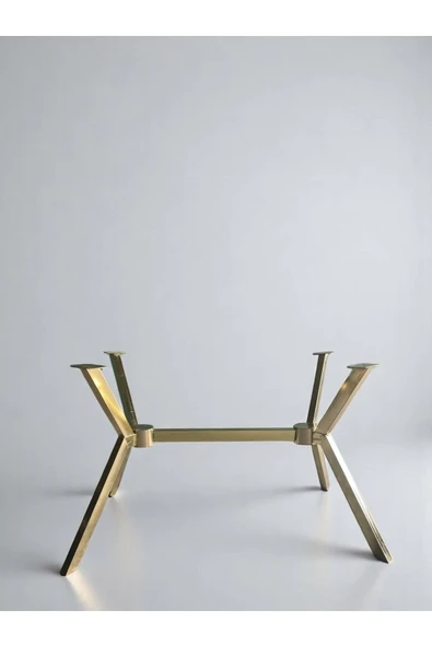 Miralay Metal Taslı Masa Ayağı - Gold - 4