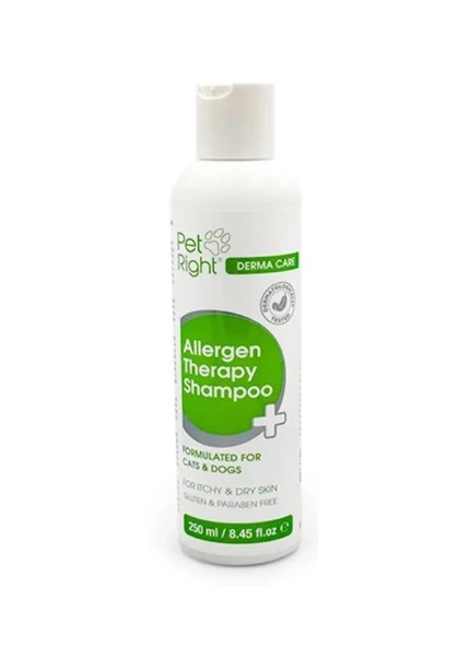 Pet Right Derma Care Kedi Ve Köpek Allergen Therapy Şampuan 250 Ml