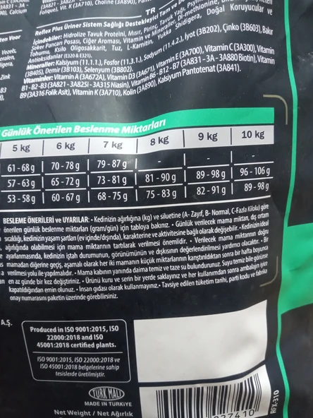 REFLEX PLUS Urınary Kuru Kedi Mama 1.5 KG - 3