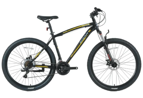 Mts 4600 Md 24" MD Jant 44 Cm 21 Vites Dağ Bisikleti Siyah-SARI