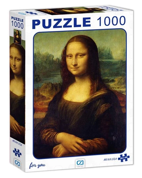 Mona Lisa 1000 Parça Puzzle