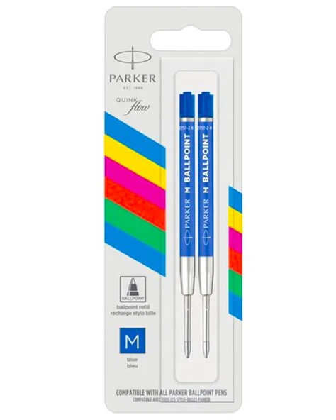 Parker Quinkflow Tükenmez Kalem Refili 2li Mavi M Uç 2166544