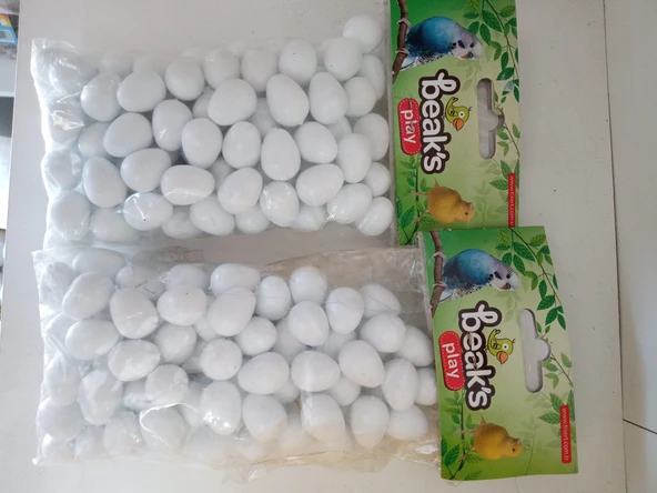 Plastik Kuş Yumurtası İKİLİ PAKET - 1