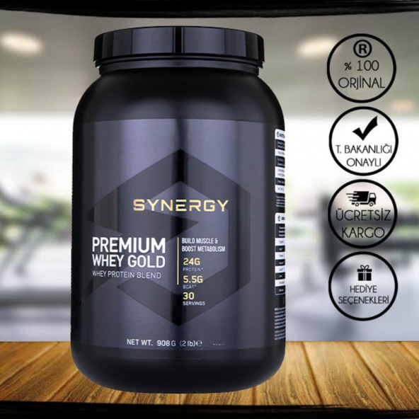 Synergy Premium Whey Gold Protein Tozu 908