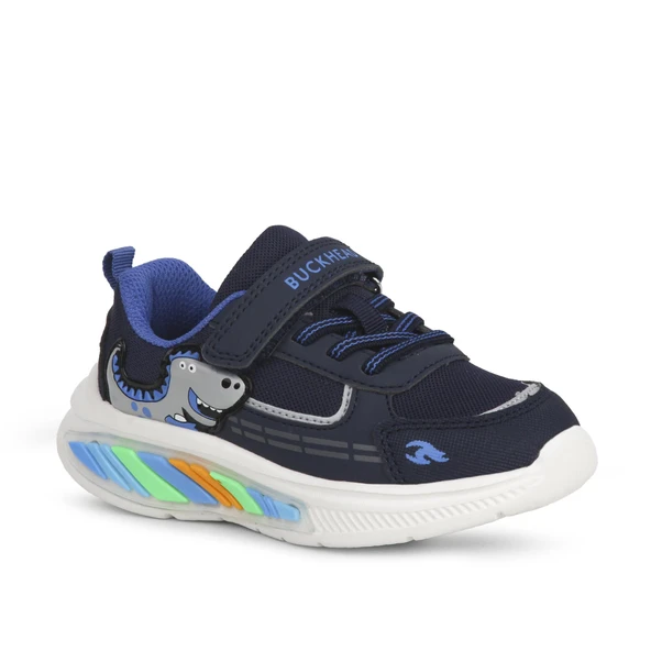 Buckhead 3043 Erkek Çocuk Dinazor Figürlü Işıklı Günlük Spor Ayakkabı - 2