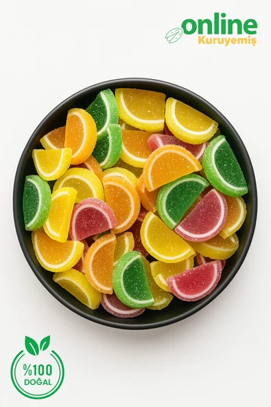 Online Kuruyemiş Jöle Lokum Dilim 500 gr ürün görseli