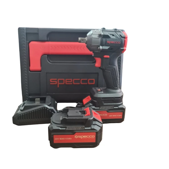 SPECCO BLACK SERİ 20V 4.0 AH AKÜLÜ DARBELİ SOMUN SÖKME 80 NM - 1
