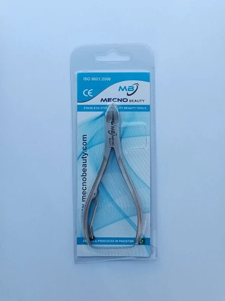Mecno Beauty MB-TIM-003 Keskin Kenarlı Tek Yaylı Profesyonel Paslanmaz Çelik Tırnak Kesici - 6