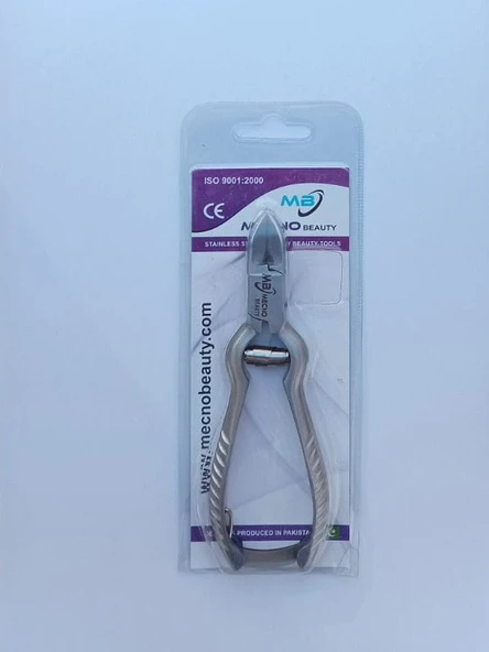 Mecno Beauty MB-TIM-001 Paslanmaz Çelik Kilit Mekanizmalı Tırnak Kesici- Metalik Gri - 7