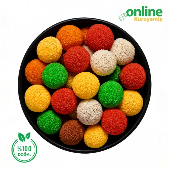 Online Kuruyemiş Jöle Lokum Yuvarlak 500 gr ürün görseli