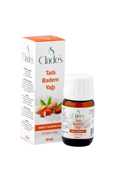 Clade's Tatlı Badem Yağı 20 ml ürün görseli