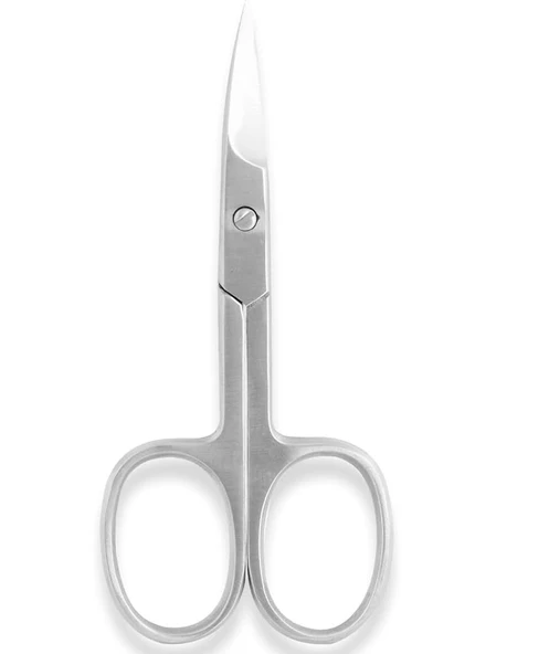 Mecno Beauty MB-TIM-004 Paslanmaz Çelik Profesyonel Tırnak Eti Makası- Metalik Gri