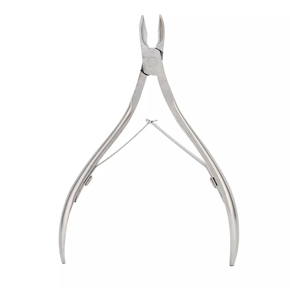 Mecno Beauty MB-TIM-002 Batık Tırnaklar İçin İdeal Paslanmaz Çelik Tırnak Eti Pensesi- Metalik Gri