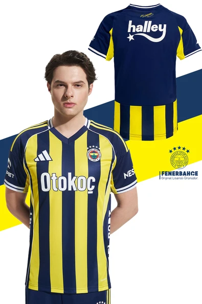 Fenerbahçe Orijinal Lisanslı 2025/26 Çubuklu Yeni Sezon Forma ürün görseli 1
