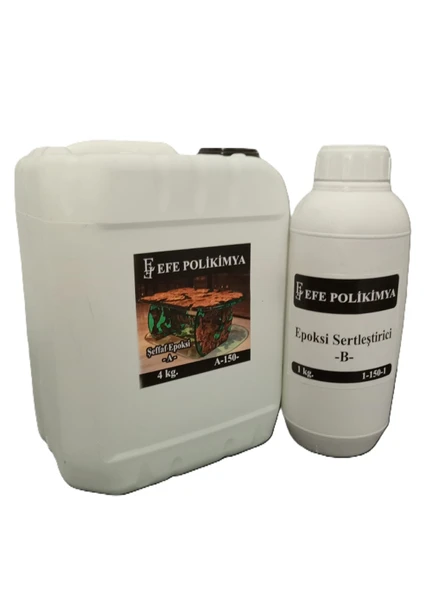Şeffaf Epoksi Döküm Tipi A-150-5Kg - 2