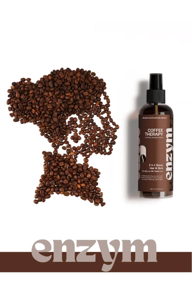 ENZYM COSMETICS Doğal Kahve Tonik Saç (dökülme Karşıtı, Onarıcı) Ve Cilt Bakımı (ton Eşitleme, Antioksidan) 200 Ml - Resim 6