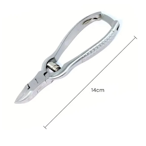 Mecno Beauty MB-TIM-001 Paslanmaz Çelik Kilit Mekanizmalı Tırnak Kesici- Metalik Gri