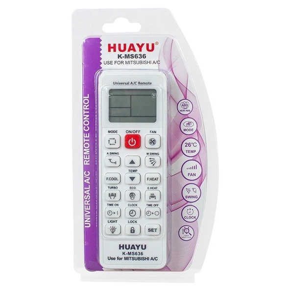 Mitsubishi K-MS636 Universal Akıllı Klima Kumandası - Resim 2