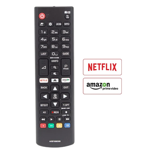 LG AKB75095308 Netflix-Amazon Tuşlu Lcd Led TV Kumanda ürün görseli
