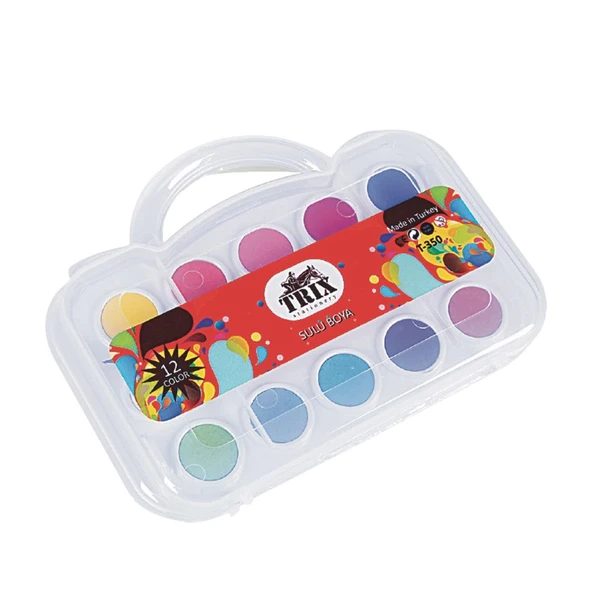 Trix Çantalı Suluboya 12 Renk (T-350) ürün görseli
