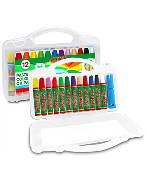 Alpino Çantalı Yağlı Pastel Boya 12li DC008296 - 2