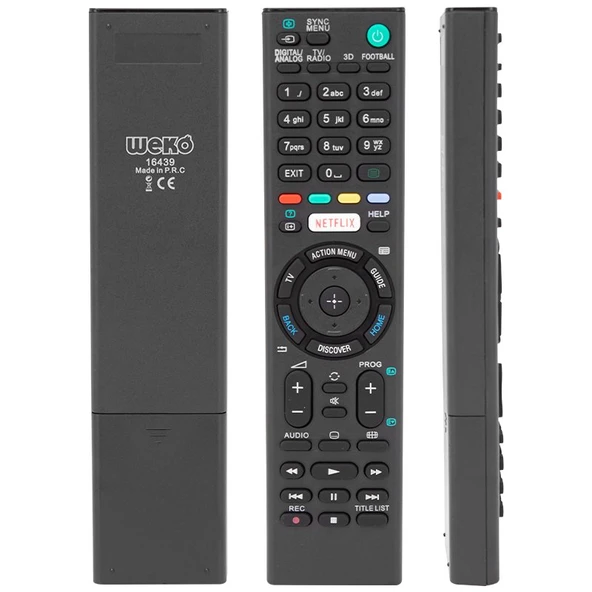Sony RM-L1275 Netflix Tuşlu Lcd Led Tv Kumandası - Resim 2