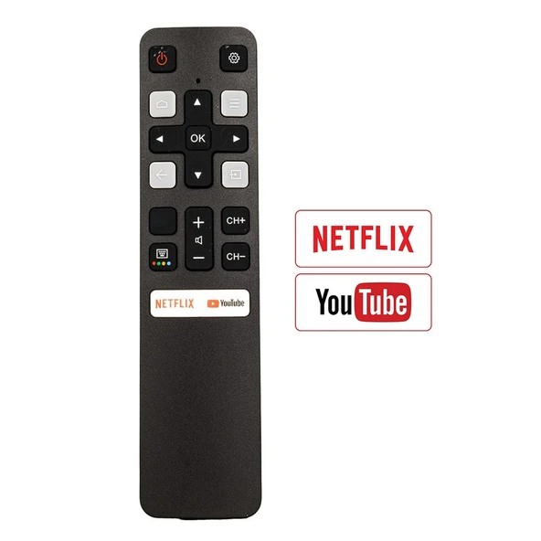 Tcl RC 802V - FNR1 - HTC120 Ses Komutsuz Lcd Led Tv Kumanda ürün görseli 1