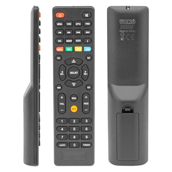 Hitech Vipbox 7S- Supermax - Next IP TV Uydu Alıcı Kumandası