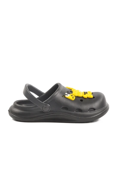 Aspor Siyah Kız Çocuk Sabo Terlik