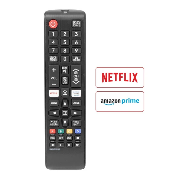 Samsung Netflix - Prime Video Tuşlu Lcd Led TV Kumanda ürün görseli