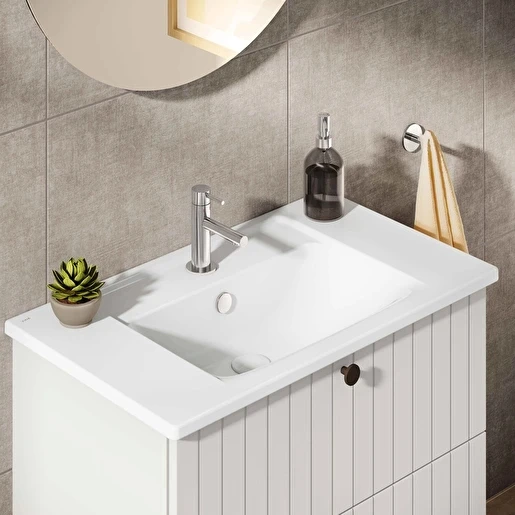 VitrA Origin A42555 Lavabo Bataryası, Kısa, Krom - Resim 7