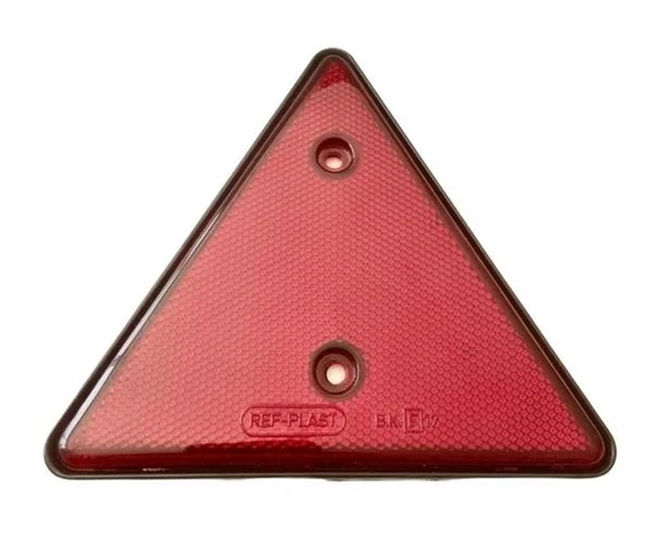 Üçgen Reflektör Kırmızı ürün görseli