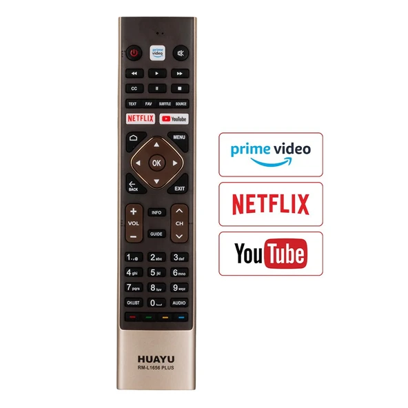 Haier RM-L1656 Plus Netflix-YouTube Tuşlu Lcd Led Tv Kumanda ürün görseli 1