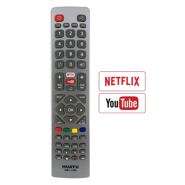 Sharp Aquos Netflix Youtube Universal Lcd Led Tv Kumandası - 1