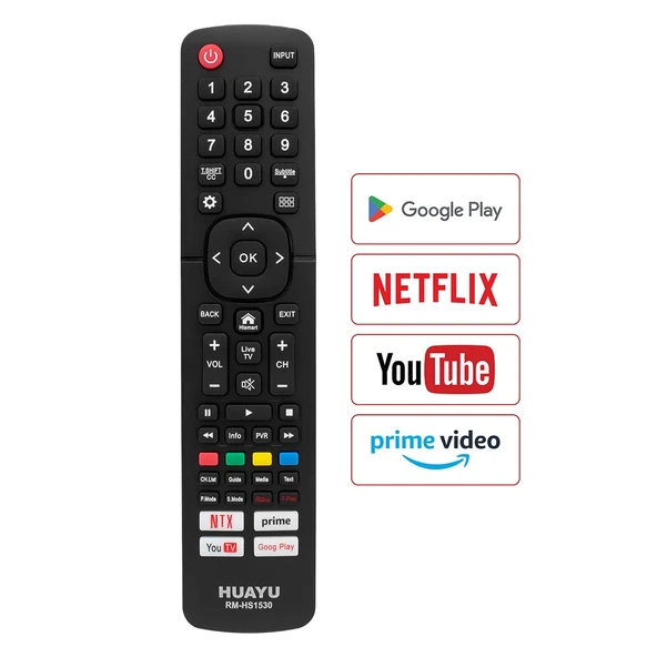 Hısense RM-HS1530 Unıversal Lcd Led Tv Kumanda - 1