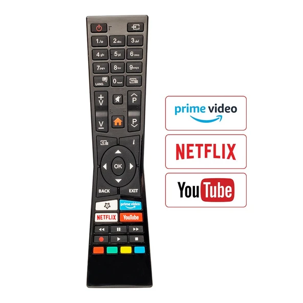 Vestel Netflix-Youtube-Prime Video Tuşlu Lcd Led Tv Kumanda ürün görseli
