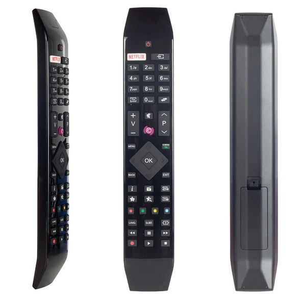 Vestel Netflix Mor Tuşlu Üstü Camlı Model Led Tv Kumanda ürün görseli