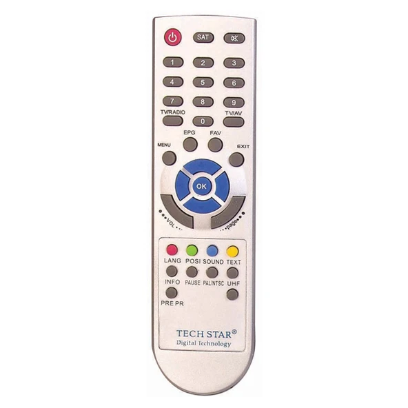 Techstar 5000 - 7000 Uydu Alıcı Kumandası ürün görseli 1