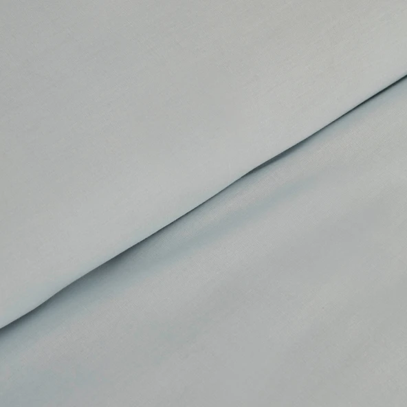 Karaca Home Pure Ruffle %100 Pamuk Çift Kişilik Nevresim Takımı Açık Mavi - Resim 5